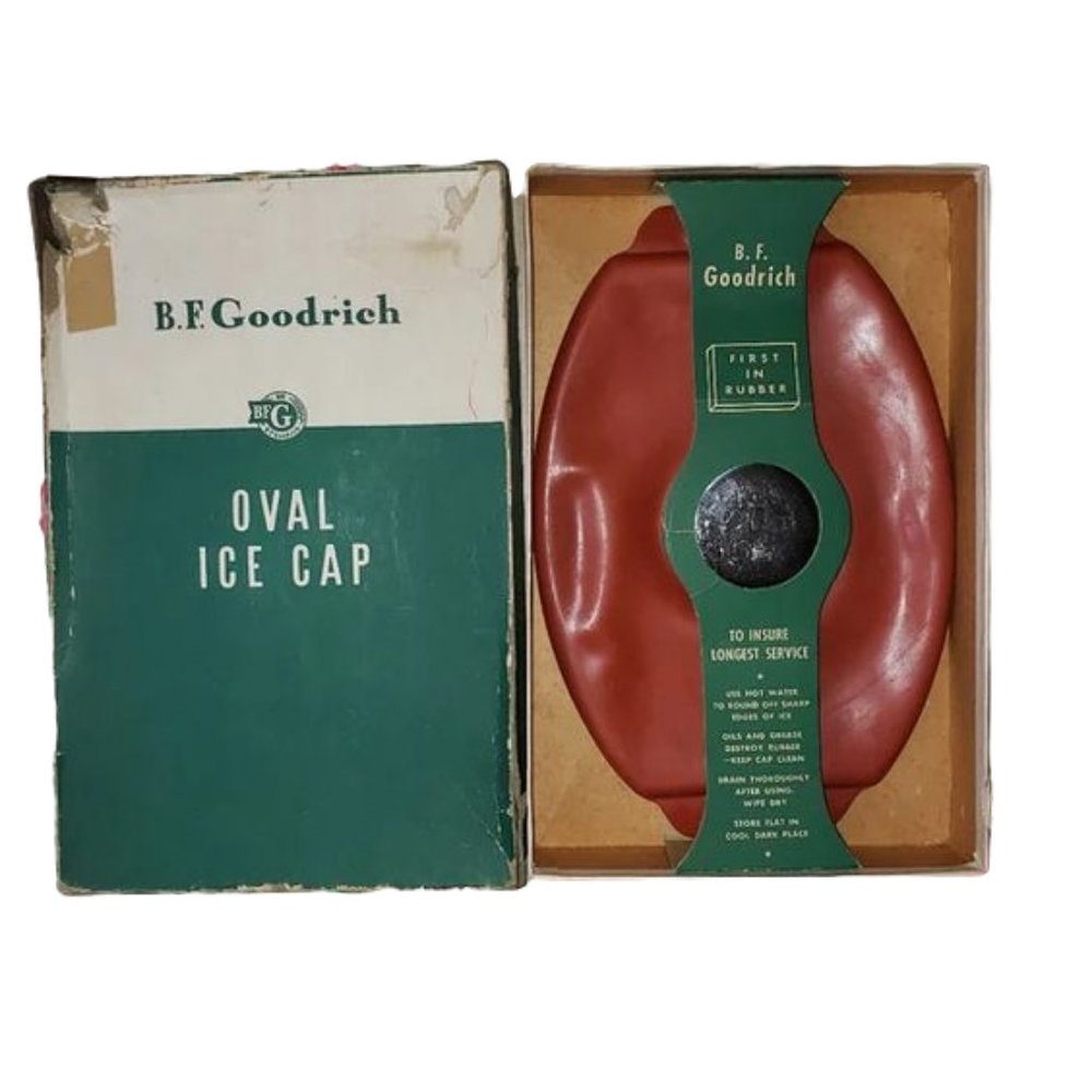 NEW IN BOX VINTAGE BF GOODRICH OVAL ICE (Bag) CAP #29 in the ORIGINAL BOX